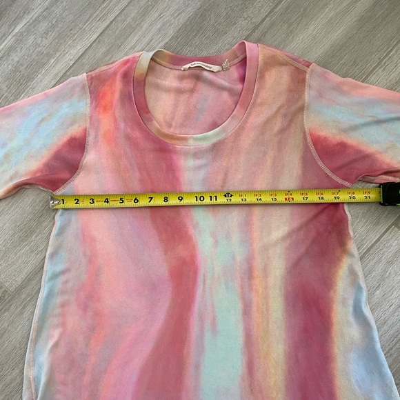 Soft Surroundings Bermuda Bay Watercolor Sweatshirt Top With Side Slits … - Picture 10 of 15